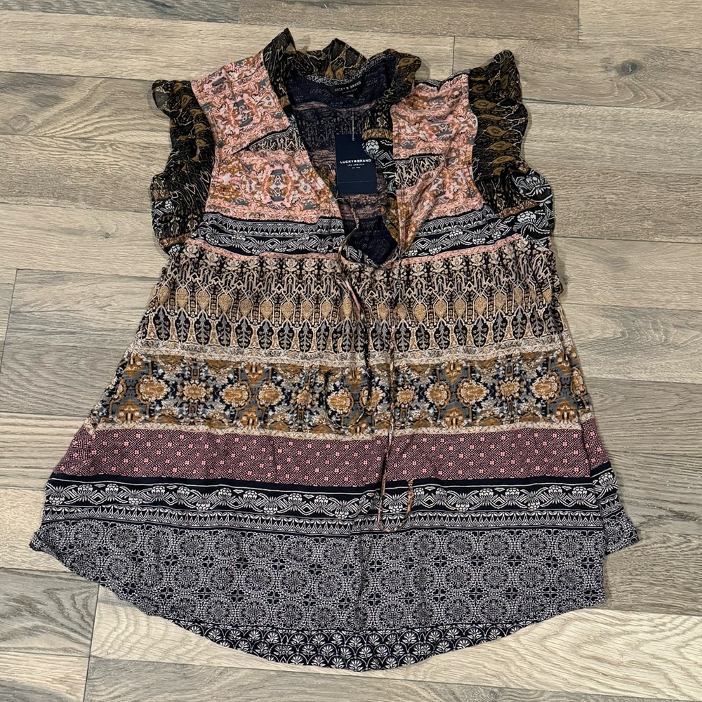 Brand New LuckyBrand Women’s 2XL Blouse NWT
